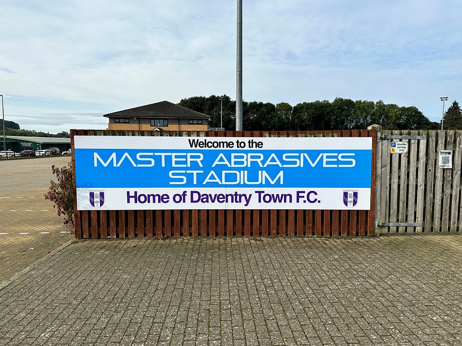 Master Abrasives Stadium at Daventry Town Football Club