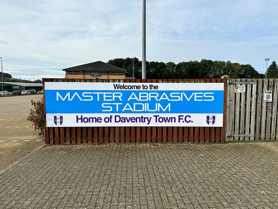 Master Abrasives Stadium at Daventry Town Football Club