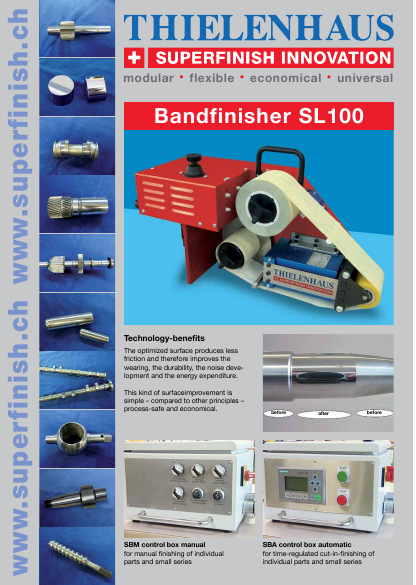 SL100 Tape Finisher Thielenhaus Superfinishing