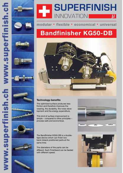 KG50-DB Tape Finisher Thielenhaus Superfinishing
